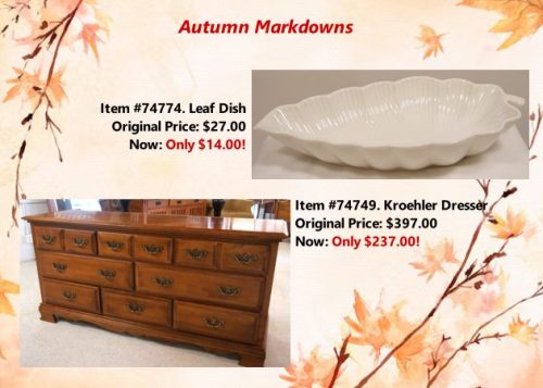 Autumn Markdowns