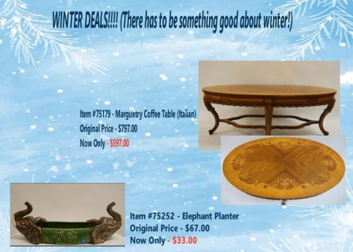 Winter Specials! 