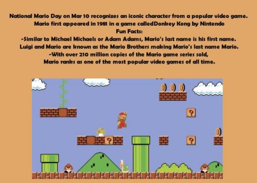 Happy Mario Day!