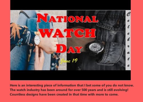 National Watch Day June 19th