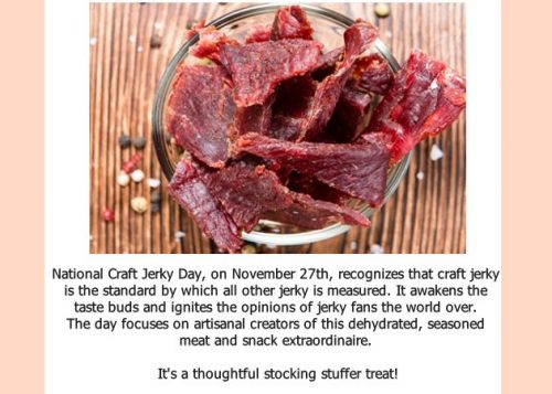 National Craft Jerky Day