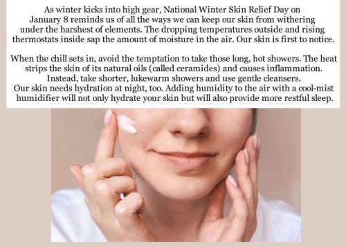 National Winter Skin Relief Day!