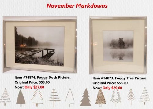November Markdowns