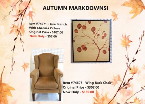 Autumn Markdowns