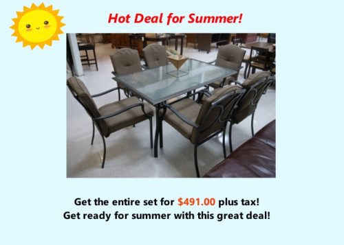 Patio Set Sale! 