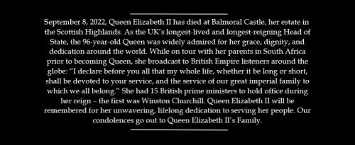 Queen Elizabeth II Text