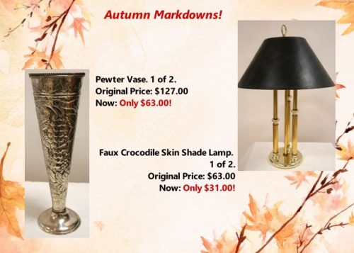 Autumn Markdowns