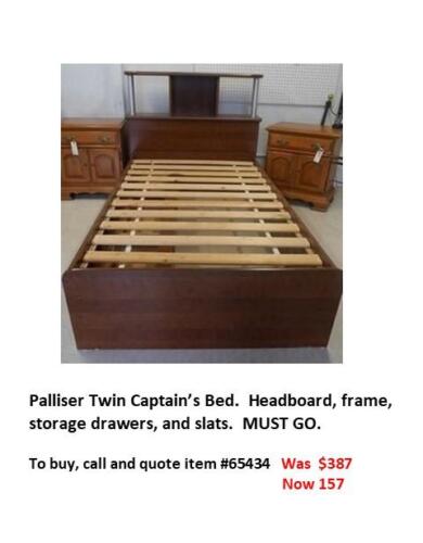 Item 65745  Captain's Bed