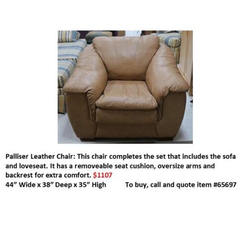 Palliser Leather Chair (1)