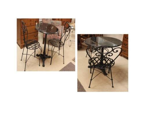 wrought iron table